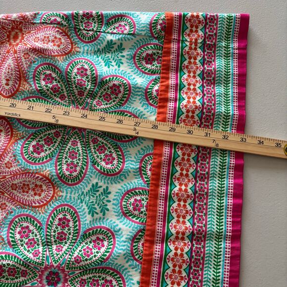 London Style Women's Size 8 Multicolor Festive Floral Paisley Sleeveless Dress - Picture 7 of 11